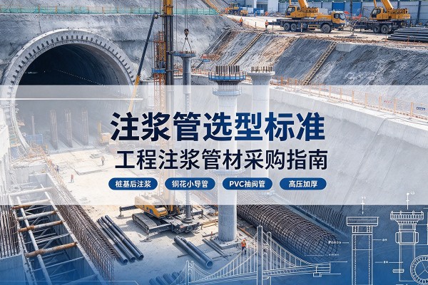 松山注浆管选型标准