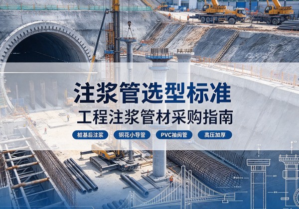 松山注浆管选型标准